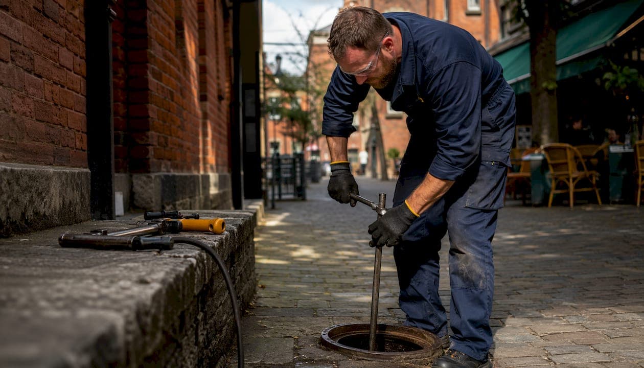 Drain rods stuck: how to free them safely in Cheshire
